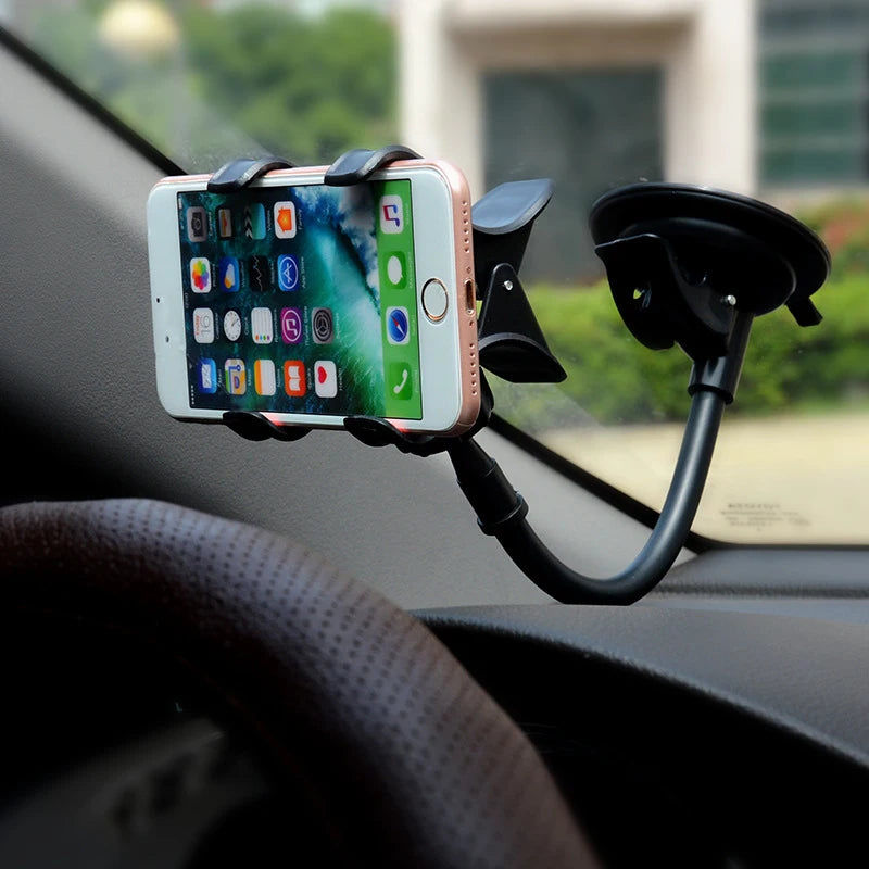 360° Rotating Car Phone Holder — Universal Dashboard & GPS Mount for Vehicles