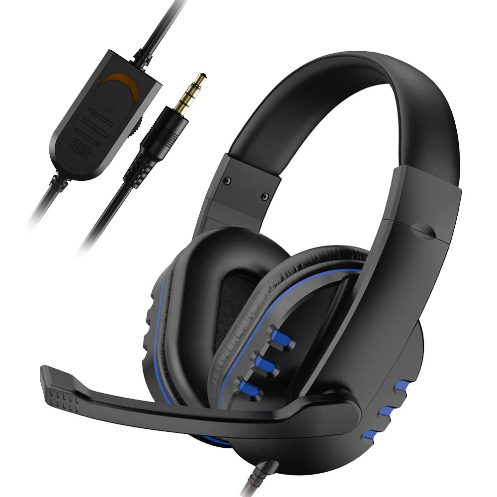 3.5mm Wired Gaming Headset — Headphones with Microphone for PS4, PC, Music & Chat