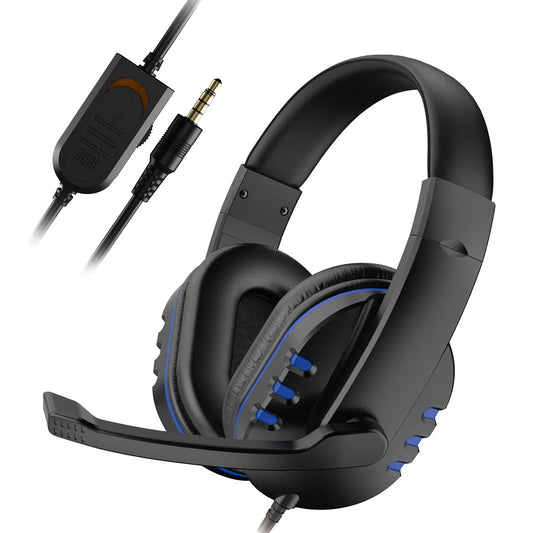 3.5mm Wired Gaming Headset — Headphones with Microphone for PS4, PC, Music & Chat