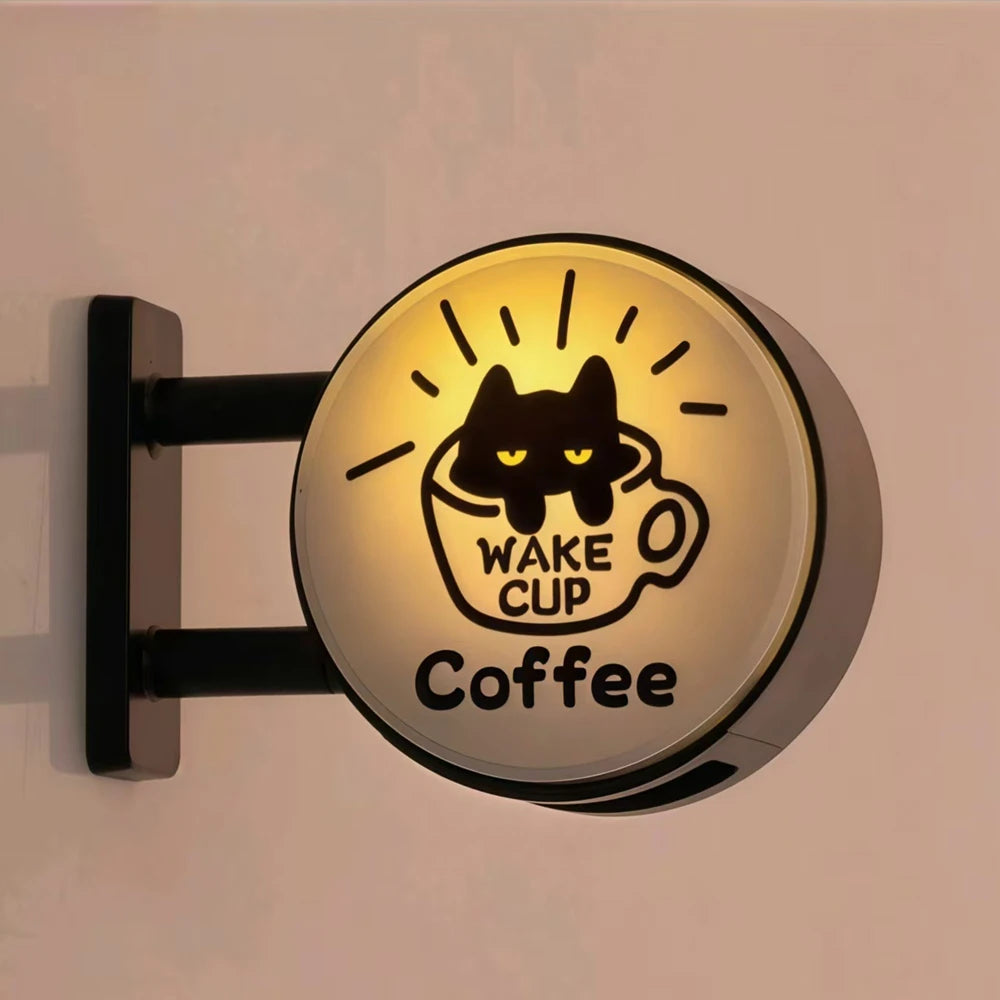 Mini Coffee Lightbox Fridge Magnet - Creative Luminous Magnetic Souvenir for Home Decor and Gifts
