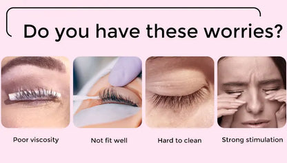 ICONSIGN Lash Glue Balm – Fast Fixing Eyelash & Brow Lifting, Waterproof Wax Beauty Makeup Tool