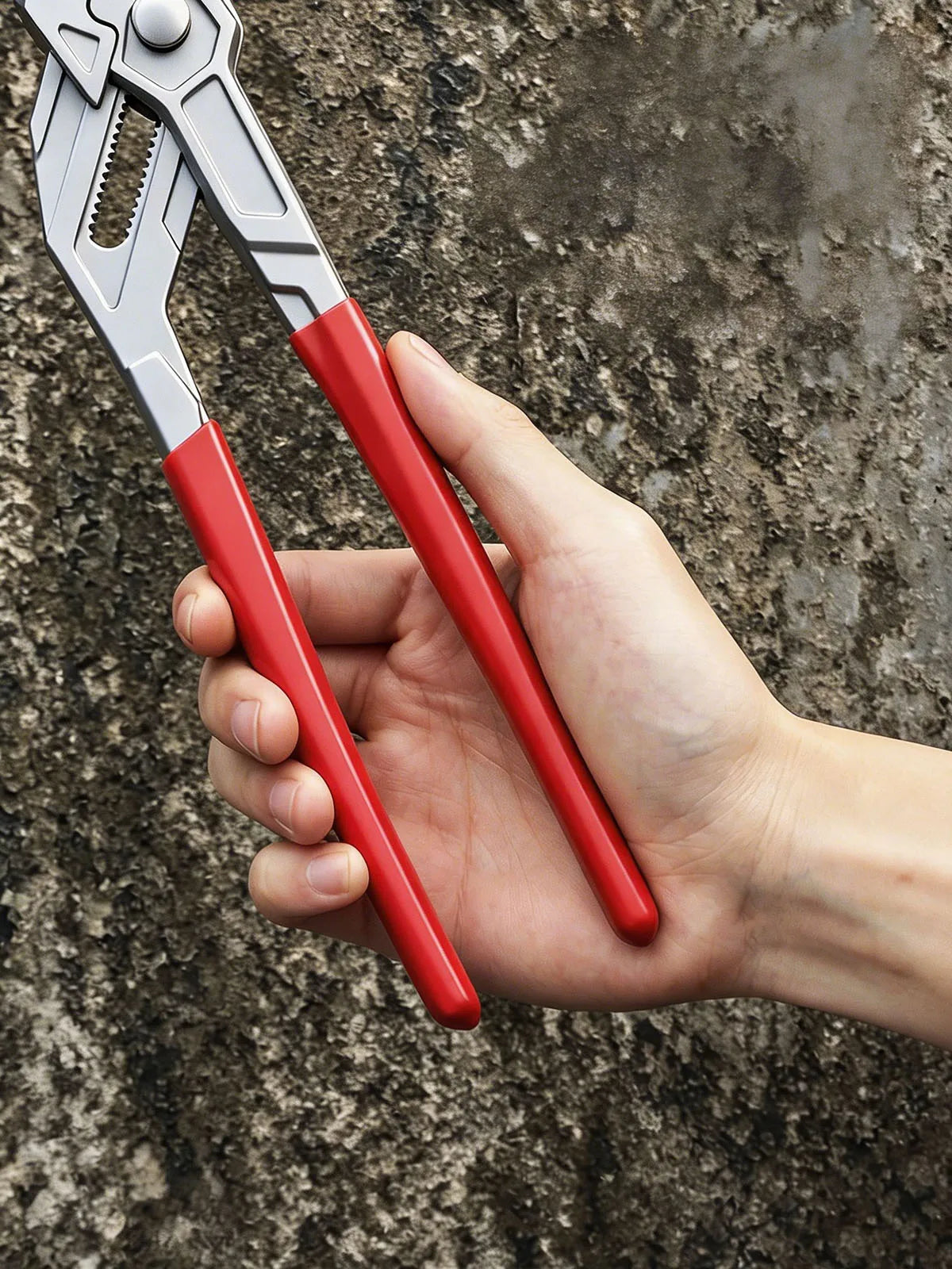 Adjustable Water Pump Pliers - Self-Locking Pipe Wrench for Plumbing, Faucets & DIY Repairs