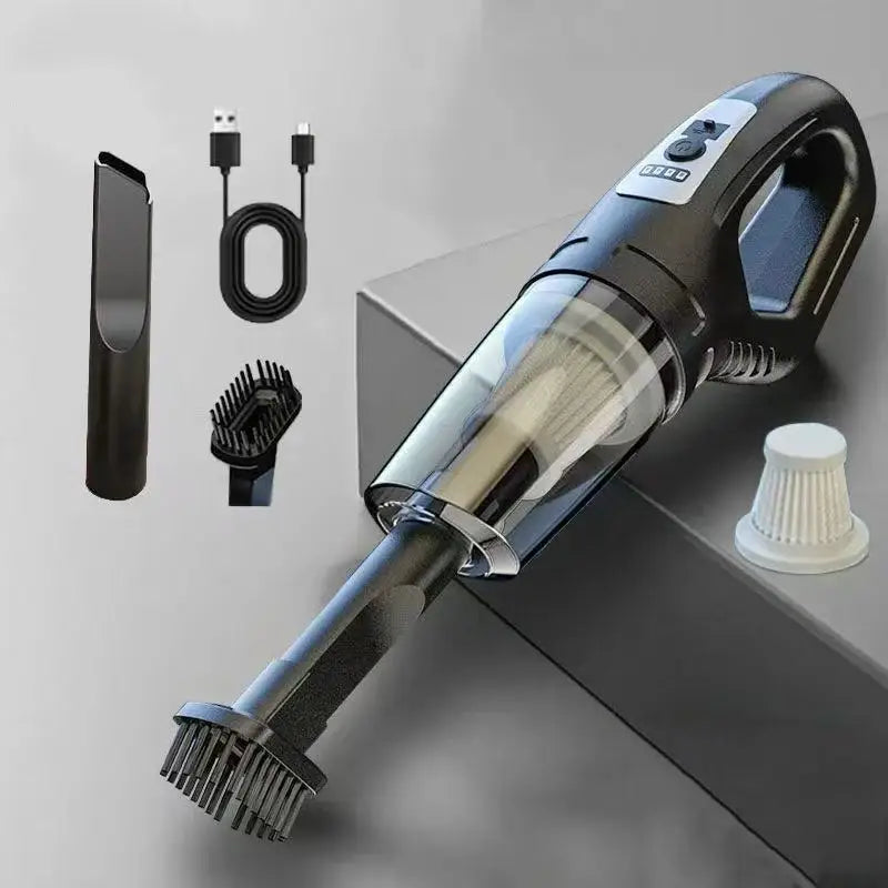 Wireless Handheld Vacuum Cleaner – Powerful Suction, Quick-Charge Rechargeable Cleaner for Car, Home & Pet Hair
