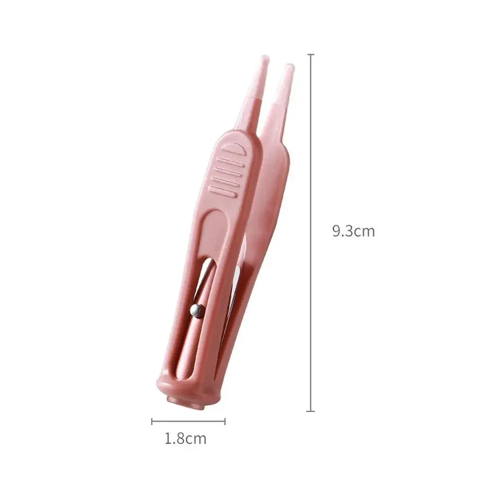 Baby Safety Cleaning Tweezers with LED Light – Infant Nose, Ear & Navel Care Tool, Soft Tip Precision Hygiene Forceps for Babies & Kids