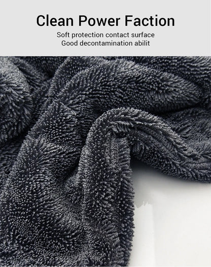 SEAMETAL 1200GSM Microfiber Car Wash Towel – Double-Sided Ultra Absorbent Cleaning & Drying Cloth