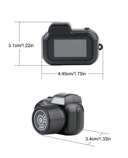 2025 New Mini DV Camera Y4000 HD 1080P – Portable Pocket Audio Video Recorder with Screen for Kids & Students