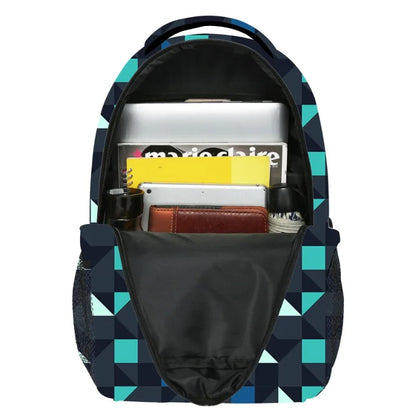 3pcs Roblox Cartoon Print Bag Set – School Backpack, Lunch Bag & Pencil Case for Students, Birthday Gift Set
