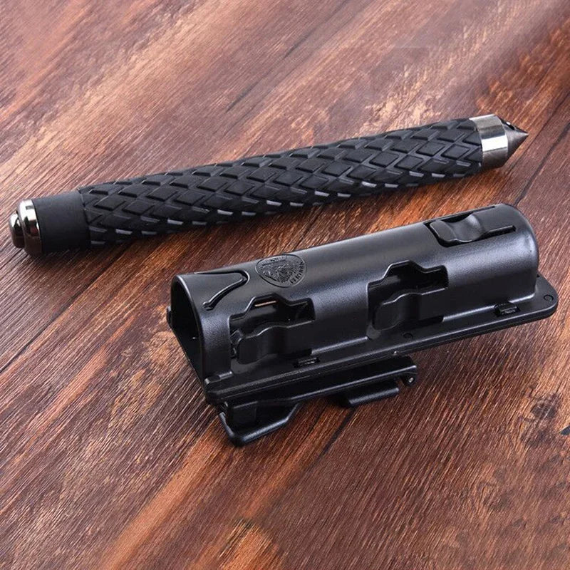 360° Rotating Baton Holster - Tactical Telescopic Baton Stand for Police & Security Gear