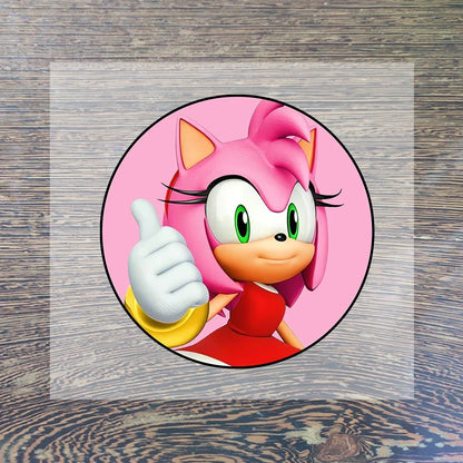 Sonic Cartoon Iron-On Patches – DIY Heat Transfer Anime Stickers for Clothing & Custom T-Shirts