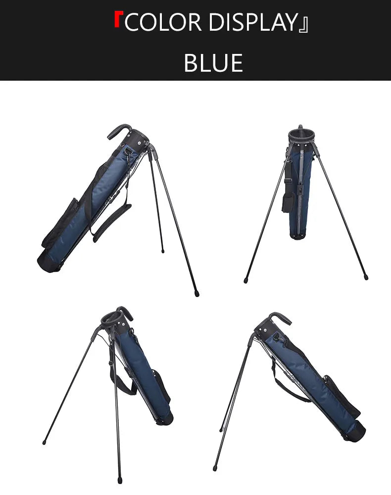 Lightweight Golf Club Bag with Bracket - Waterproof Stand Carry Bag, Golf Gun Rack Design