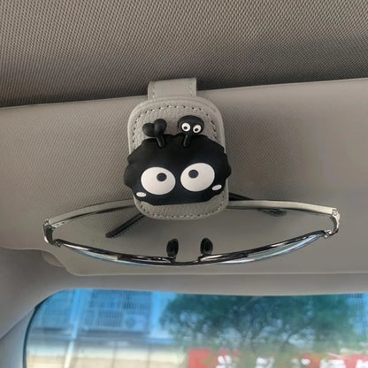 Magnetic Car Glasses Clip - Multifunctional Sun Visor Sunglasses Holder & Storage Rack