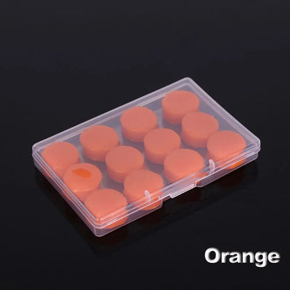 6 Pairs Soft Silicone Earplugs – Waterproof Anti-Noise Earbuds, Reusable Soundproof Ear Protection for Swimming & Hearing Safety