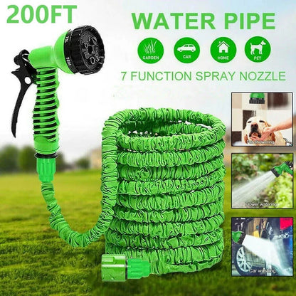 2024 Expandable Magic Garden Hose – High-Pressure Water Gun with 7 Spray Functions for Car Wash & Home Garden Watering