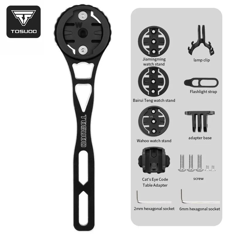 TOSUOD 1500-Lumen Bicycle Front Light - 4800mAh USB Rechargeable Splash-Resistant Cycling Lamp