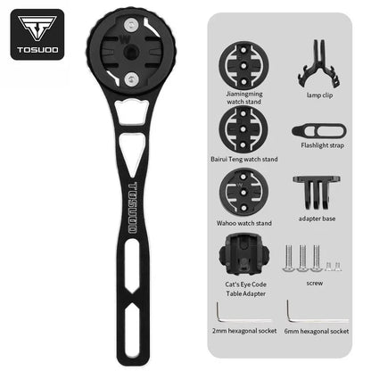 TOSUOD 1500-Lumen Bicycle Front Light - 4800mAh USB Rechargeable Splash-Resistant Cycling Lamp