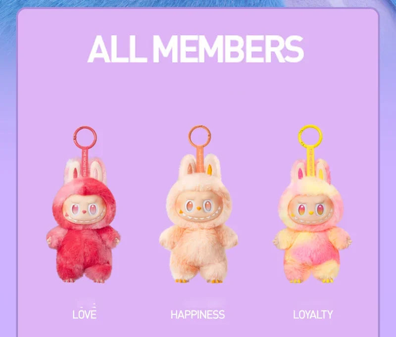 Labubu "Have A Seat" PVC Anime Figure Keychain — Kawaii Monster Pendant Doll Gift
