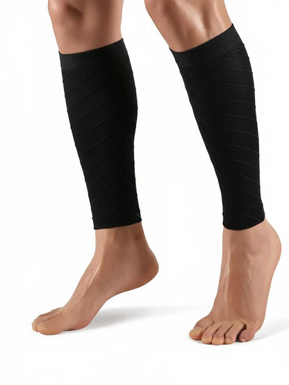 Calf Compression Sleeves - 20-30mmHg Footless Leg Support for Running, Sports and Marathon Training