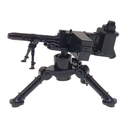 Military Building Blocks Soldier Set - Tactical Weapons Figures with Gatling Gun, Rifle, Mortar & Accessories Toy Kit