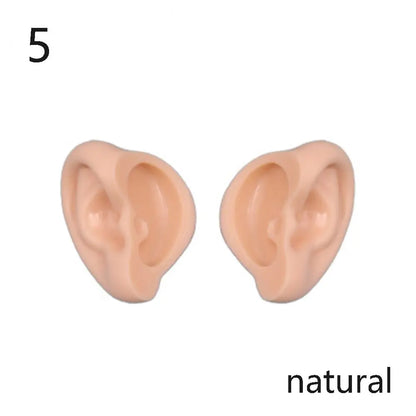 Blyth Doll Elf Ears – White, Tan, Dark & Black Skin Artificial Ear Accessories (Doll Only)