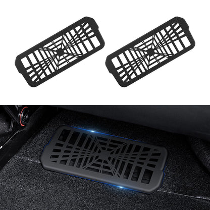 Tesla Model 3/Y Juniper Rear Air Vent Cover - Under-Seat Vent Grille Mesh Accessory