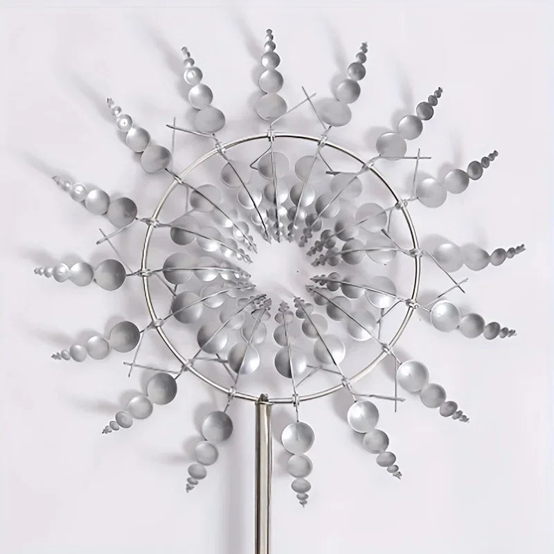 Creative Garden Windmill Decor — Unique Courtyard Lawn Kinetic Metal Rotator & Magical Wind Collector
