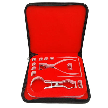 Dental Dam Hole Puncher Set — Dental Dam Perforator Pliers for Orthodontic & Dentist Use