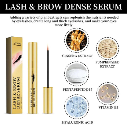 Fast Eyelash Growth Serum – 7-Day Natural Enhancer for Longer, Fuller, Thicker, Curled Lashes, Eye Care & Makeup