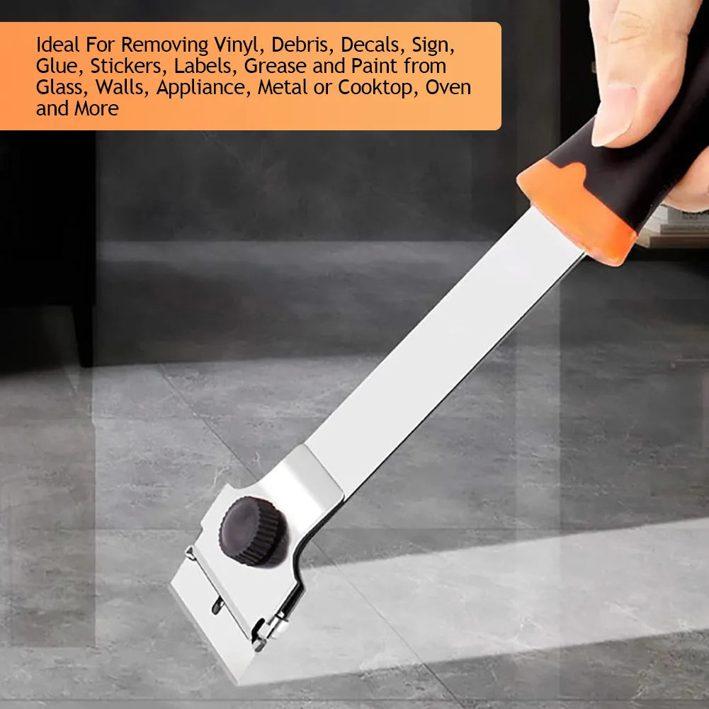 Multi-Purpose Scraper Blade Tool - Auto Film, Sticker, and Glue Remover - Razor Window Gap, Glass, Ceramic, and Home Car Cleaning Squeegee Knife