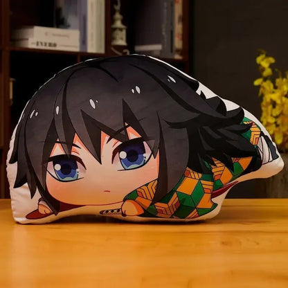 Demon Slayer Kimetsu no Yaiba Plush Cushion – Anime Dakimakura Pillow Tanjiro Nezuko Zenitsu Inosuke Kawaii Doll