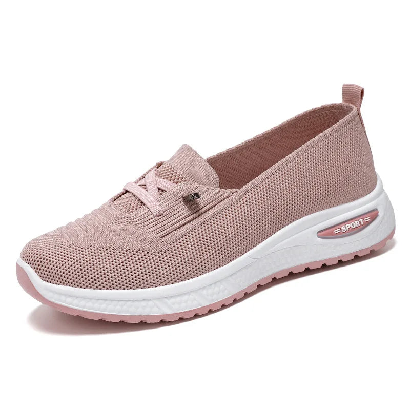 Women’s 2025 Breathable Mesh Casual Sneakers – Chunky Sole Lightweight Fashion Shoes with Free Shipping
