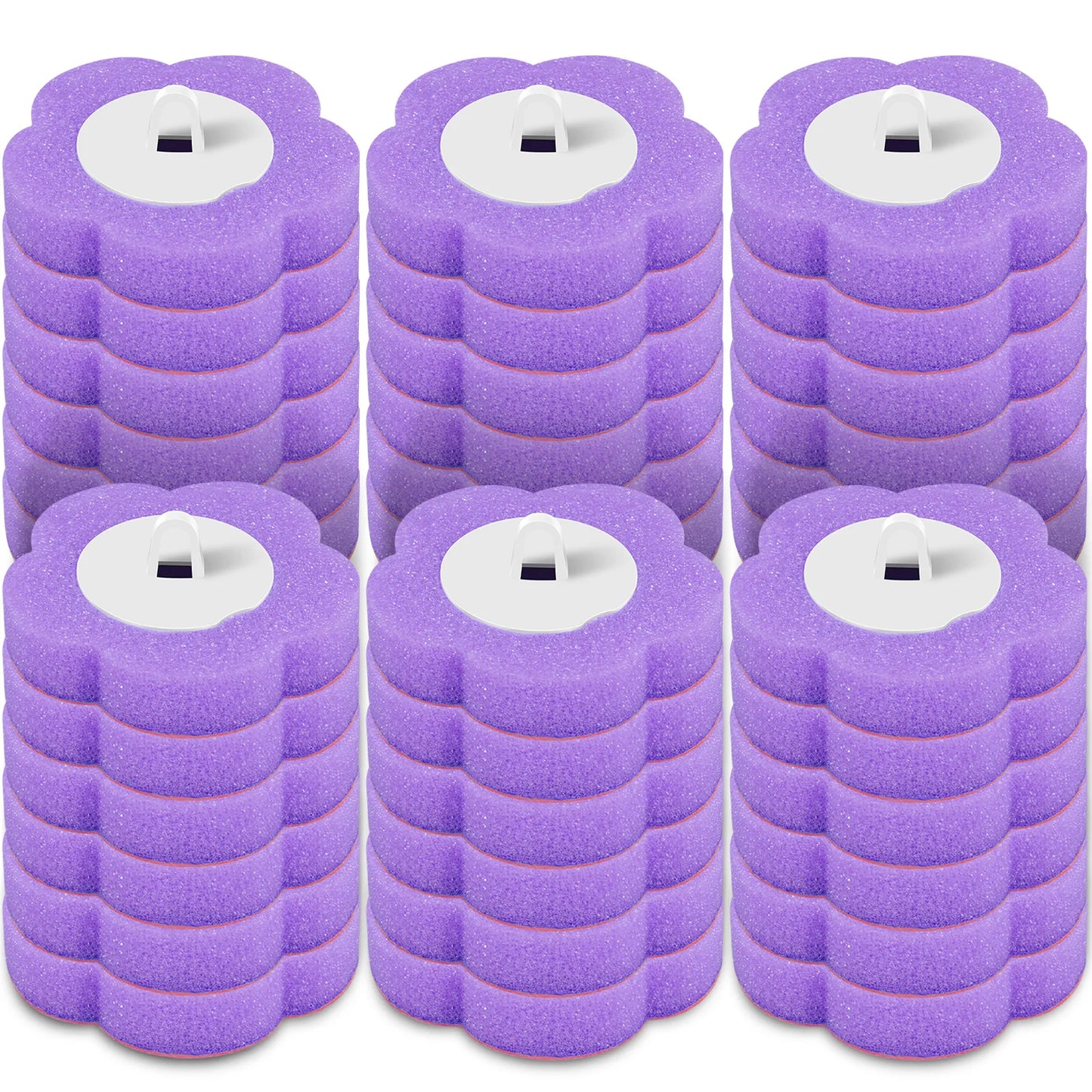 18/36Pcs Disposable Toilet Brush Kit - Wall-Mounted Bathroom Cleaning Tool with Long Handle & Refill WC Accessories