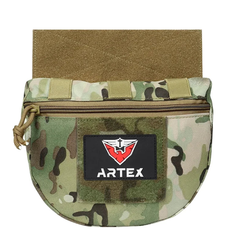 JPC/CPC Tactical Chest Pouch – Large Sub-Pouch MOLLE Expansion for Vest & Lower Belly Storage