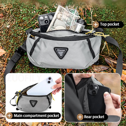 Waist Bag for Outdoor Sports – Lightweight Hiking, Cycling & Mountaineering Mobile Storage, Travel Backpack Expansion Pack
