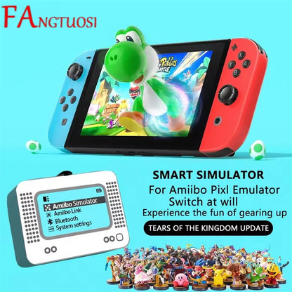 Universal Chargeable Amiibo Emulator Writer – Bluetooth-Compatible Gaming Accessory for Switch & Wii U Allmiibo Simulator Tool