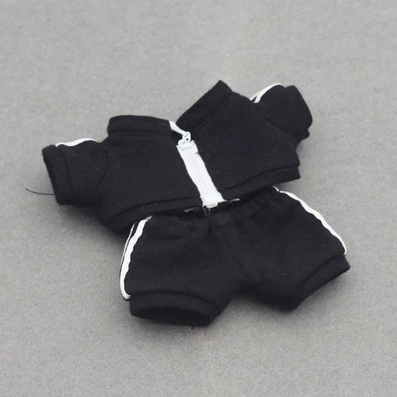 Fashion Sports Outfit for 15cm/17cm Labubu Dolls – Peaked Cap Suit Ropa Labubu Doll Clothes Accessories