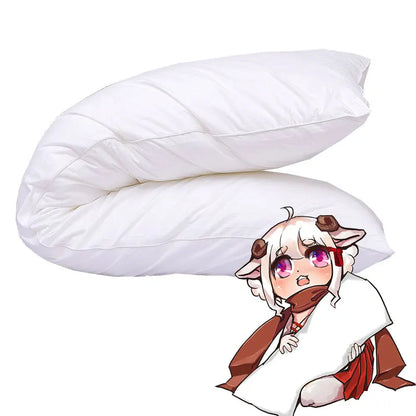 Full Body Pillow Insert – 50x160cm/50x150cm/120x40cm Long White Hug Pillow, Anime Dakimakura Rectangle Cushion
