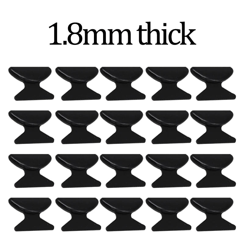 Transparent Anti-Slip Glasses Nose Pads - Self-Adhesive, Long-Lasting Nose Holders for Eyeglasses & Spectacles