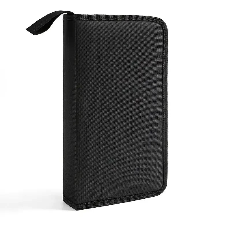 80-Disc Oxford Cloth CD Case Organizer – Portable Storage Holder for Car, Home & Travel Disc Protection Bag