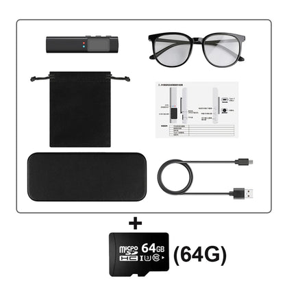 2.7K Glasses Camera – Mini Wearable Outdoor Security Sports DV DVR, WIFI Video Recorder for Driving, Hiking, and Surveillance