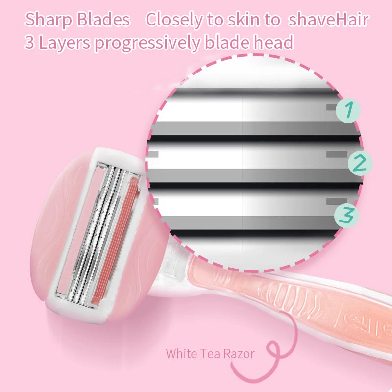 Gillette Venus Safety Razor for Women - 3/5 Blade Shaver for Face, Arms, Legs, and Hair Removal