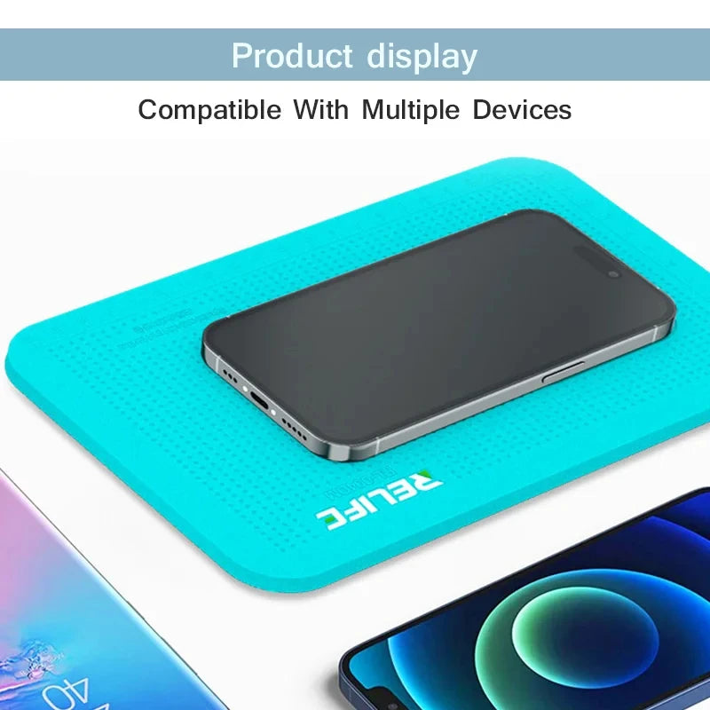 Relife RL-004DM Professional Anti-Slip Silicone Pad – Multi-Device Camera Protection Film for Repair Work