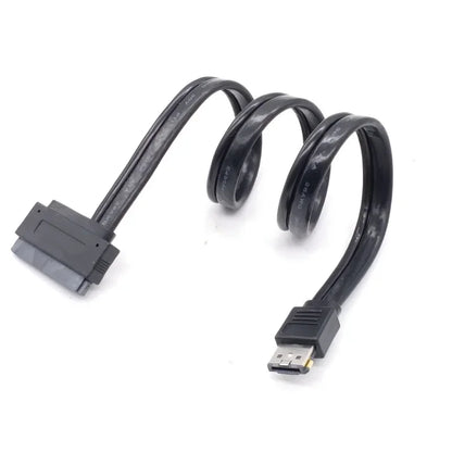 SATA HDD Power Adapter Cable - 7+15Pin to 22Pin eSATA USB 2.0 Adapter for 2.5 & 3.5-Inch Drives