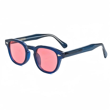 CATERSIDE Retro Round Sunglasses — Luxury Punk Pin Temple Shades for Men & Women, Sports, Leisure & Party UV400 Eyewear
