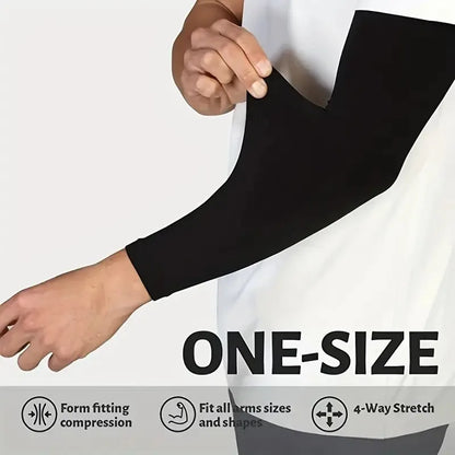 3 Pair Breathable UV Protection Sleeves - Sun Protective Gear for Sports, Driving, and Outdoor Activities
