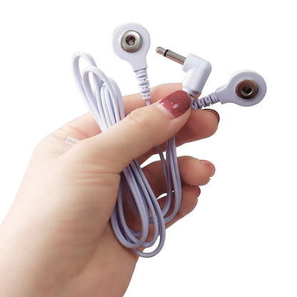 2.5mm Pin Connector Lead Wires - 2/4-Way Electrode Pad Cables for TENS & Muscle Stimulator Units