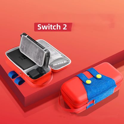 Nintendo Switch 2 Carrying Case with OLED Protective Cover – Large Capacity Hard Shell Storage Bag with Stand