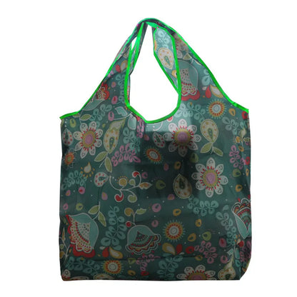 Reusable Foldable Shopping Tote Bag for Women – Large Capacity Eco-Friendly Cloth Grocery Bag for Fruit, Vegetables & Daily Travel Use