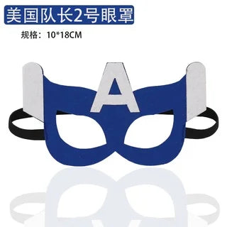 Halloween Superhero Masks — Christmas & Birthday Party Dress-Up Cosplay Mask for Kids, Children’s Favor & Mystery Gift