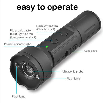 Rechargeable Ultrasonic Dog Bark Control Device - Safe and Effective Deterrent for Excessive Barking, Gentle Training Solution