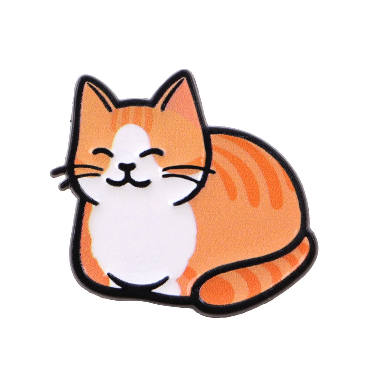 Cute Cat Enamel Pin — Cartoon Animal Lapel Brooch for Backpacks, Cosplay & Kids Gifts
